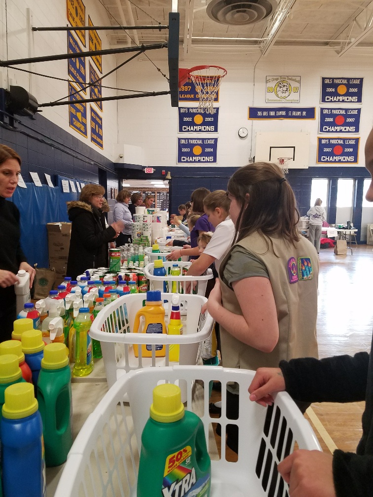 Girl Scout Welcome Baskets